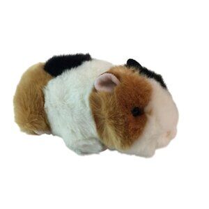 Aurora Miyoni American Guinea‎ Pig Plush Stuffed Animal Toy Realistic Tri-Color
